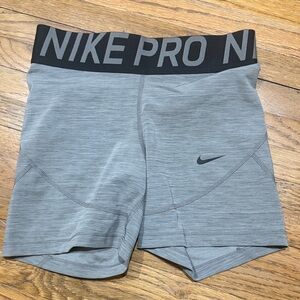 Nike Pro Women's Athletic Gray Shorts